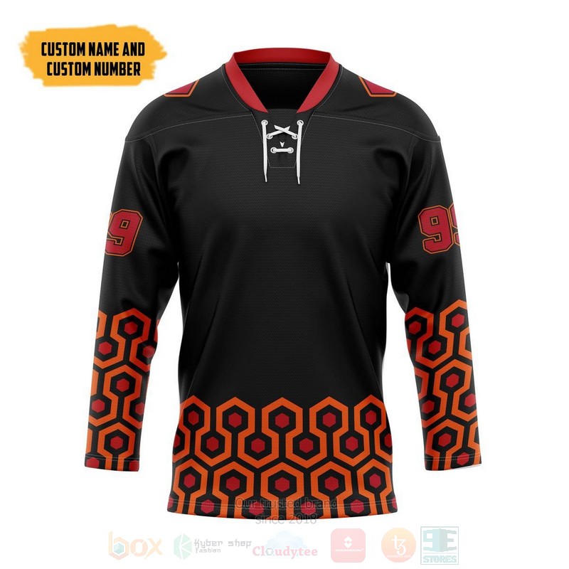 Overlook Hotel Carpet The Shining Personalized Hockey Jersey