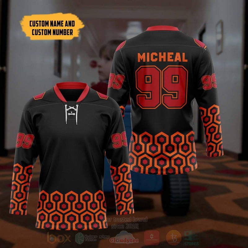 BEST Overlook Hotel Carpet The Shining Personalized Jersey Hockey 3 Overlook Hotel Carpet The Shining Personalized Hockey Jersey 1 2