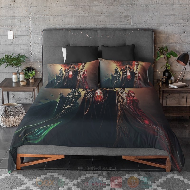Overlord Ainz Ooal Gown Albedo Overlords Knight Armor Bedding Set 1