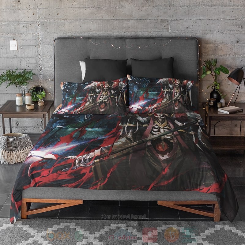 Overlord Ainz Ooal Gown Premium Brushed Bedding Set 1