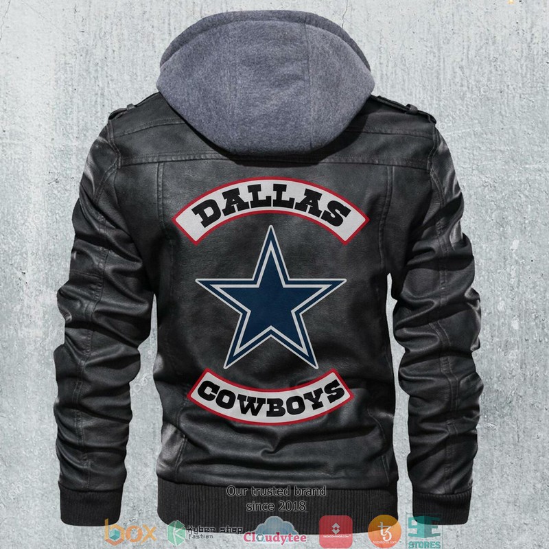 Dallas Cowboys NFL Football Motorcycle Leather Jacket
