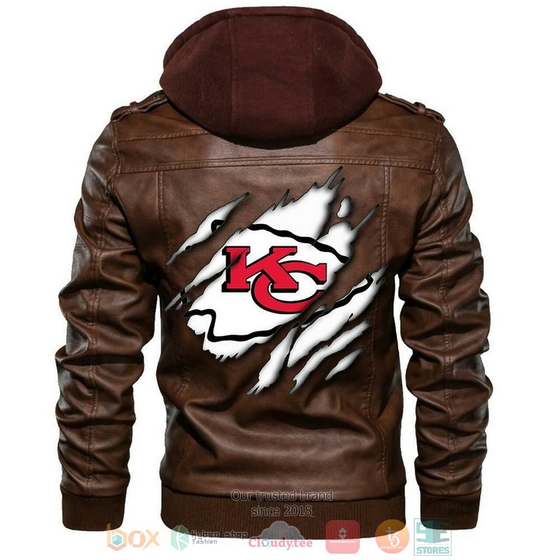 Kansas City Chiefs NFL Football Leather Jacket