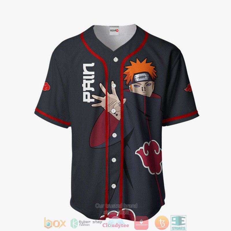 Pain Naruto Baseball Jersey Shirt 2 Pain Naruto Baseball Jersey Shirt 1