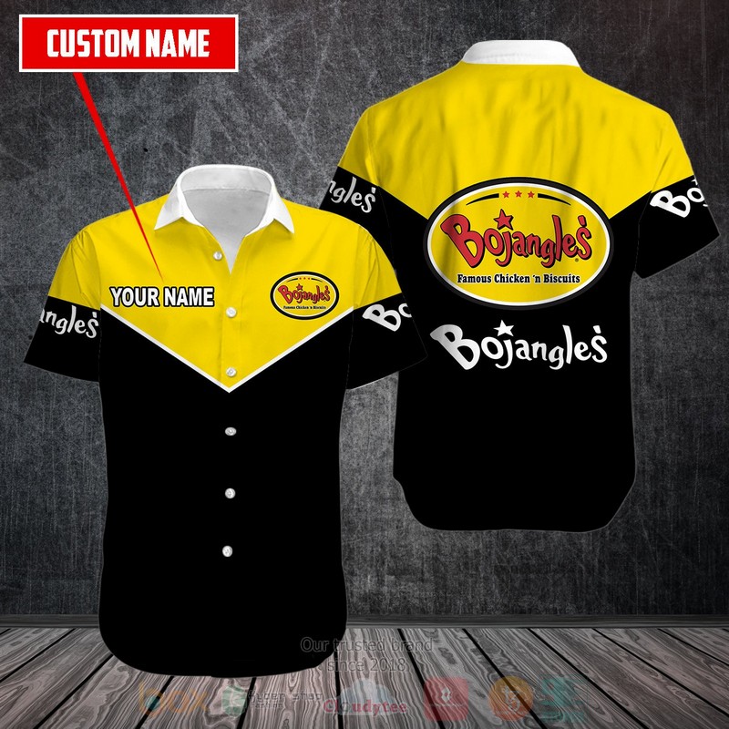 Personalized Bojangles custom Hawaiian shirt