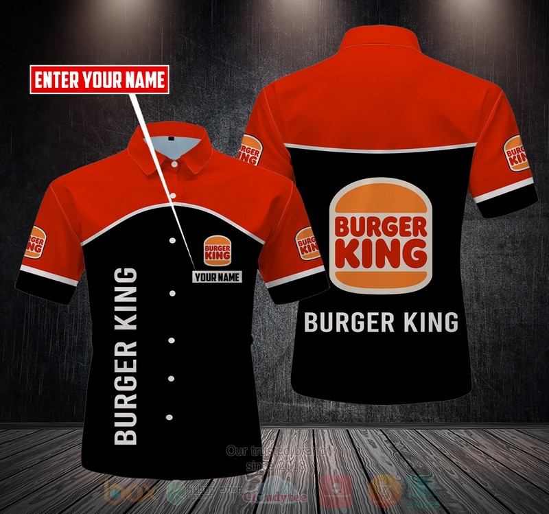 Personalized Burger King custom Hawaiian shirt