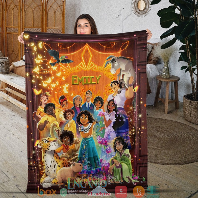 Personalized Disney Encanto Movie Blanket 4 Personalized Disney Encanto Movie Blanket 1 2 3