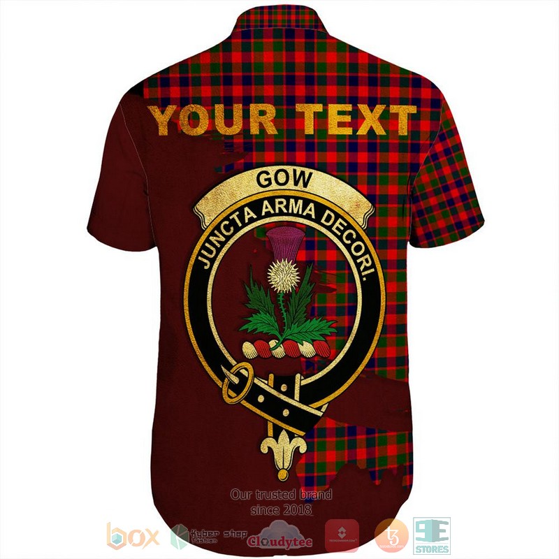 NEW Personalized Graham of Menteith Modern Tartan Crest Hawaii Shirt 3 Personalized Graham of Menteith Modern Tartan Crest Custom Hawaiian Shirt 1 2