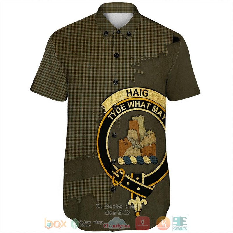 NEW Personalized Hamilton Ancient Tartan Crest Hawaii Shirt 2 Personalized Hamilton Ancient Tartan Crest Custom Hawaiian Shirt 1