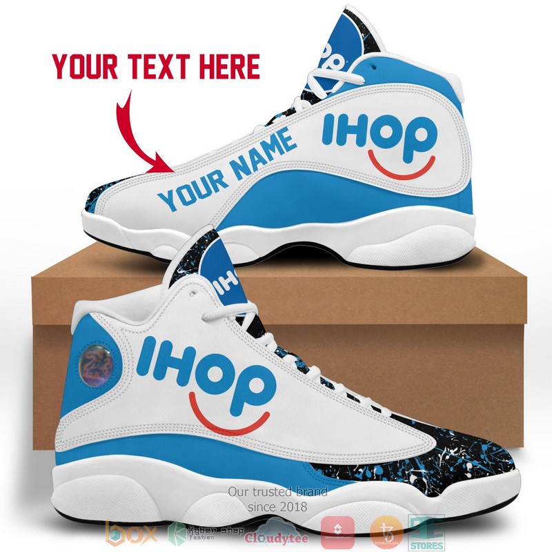 Personalized IHOP Color Plash Air Jordan 13 Sneaker Shoes