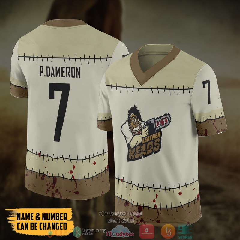 NEW Personalized Leatherheads Custom Football jersey shirt 3 Personalized Leatherheads Custom Football Jersey 1 2