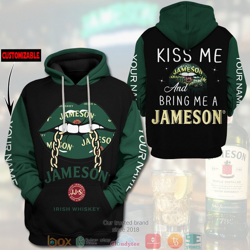 HOT Personalized Lip Kiss me and bring me a Jameson custom All Over Printed 3D Shirt, Hoodie 9 Personalized Lip Kiss me and bring me a Jameson custom 3D Shirt Hoodie