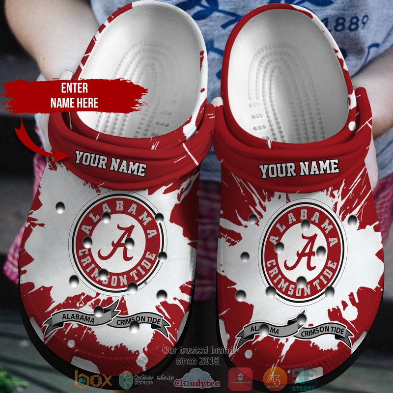 Personalized MLB Atlanta Braves Crocs Crocband Clog