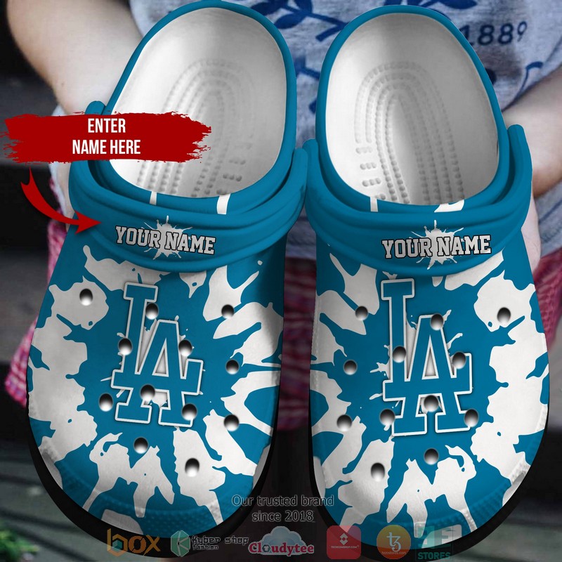 Personalized MLB Los Angeles Dodgers Crocs Crocband Clog