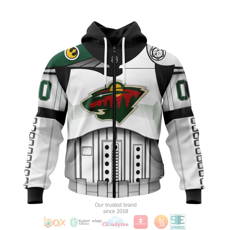 NEW Personalized Minnesota Wild NHL Star Wars custom 3D hoodie, shirt 2 Personalized Minnesota Wild NHL Star Wars custom 3D shirt hoodie 1