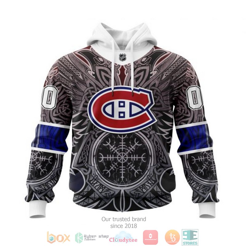 NEW Personalized Montreal Canadiens NHL Norse Viking Symbols custom 3D hoodie, shirt 19 Personalized Montreal Canadiens NHL Norse Viking Symbols custom 3D shirt hoodie