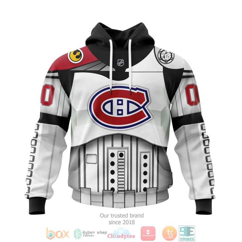 NEW Personalized Montreal Canadiens NHL Star Wars custom 3D hoodie, shirt 18 Personalized Montreal Canadiens NHL Star Wars custom 3D shirt hoodie