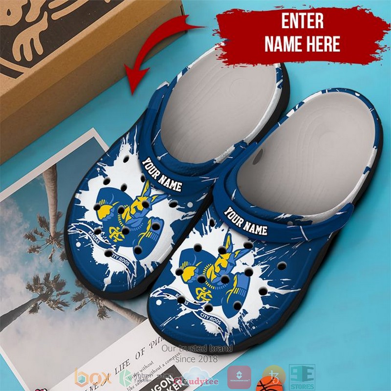 Personalized NCAA Kansas City Roos Blue Crocs Crocband Clog 7 Personalized NCAA Kansas City Roos Blue Crocs Crocband Clog