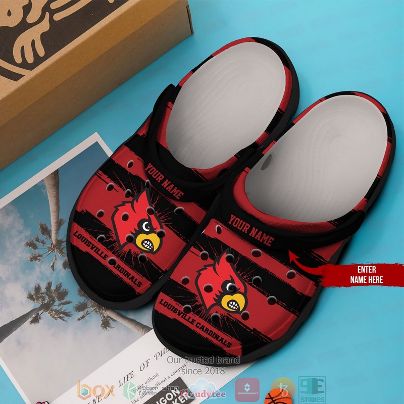 Personalized NCAA Louisville Cardinals Crocs Crocband Clog 2 Personalized NCAA Louisville Cardinals Crocs Crocband Clog 1