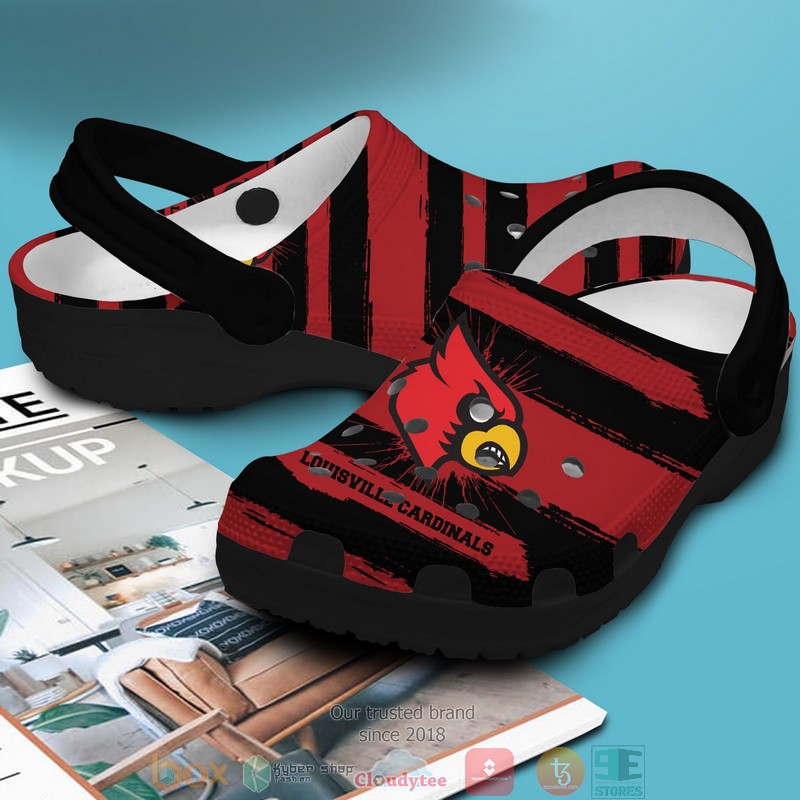 Personalized NCAA Louisville Cardinals Crocs Crocband Clog 3 Personalized NCAA Louisville Cardinals Crocs Crocband Clog 1 2