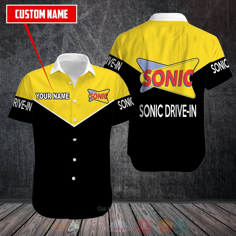 Personalized Sonic Drive In custom Hawaiian shirt