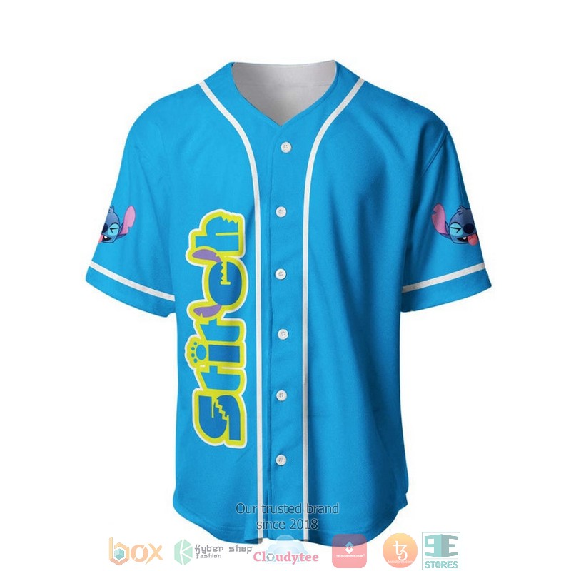 Personalized Stitch The Catcher Blue Baseball Jersey 2 Personalized Stitch The Catcher Blue Baseball Jersey 1