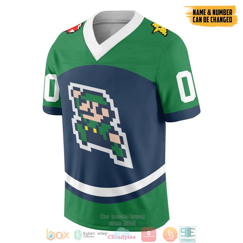 Personalized Super Mario Luigi custom Football Jersey