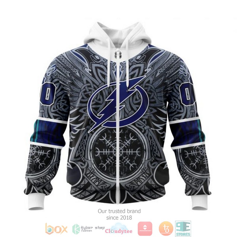 NEW Personalized Tampa Bay Lightning NHL Norse Viking Symbols custom 3D hoodie, shirt 2 Personalized Tampa Bay Lightning NHL Norse Viking Symbols custom 3D shirt hoodie 1