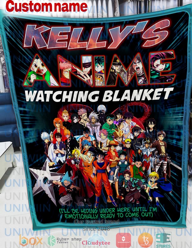 Personalized This Is My Anime Watching Blanket