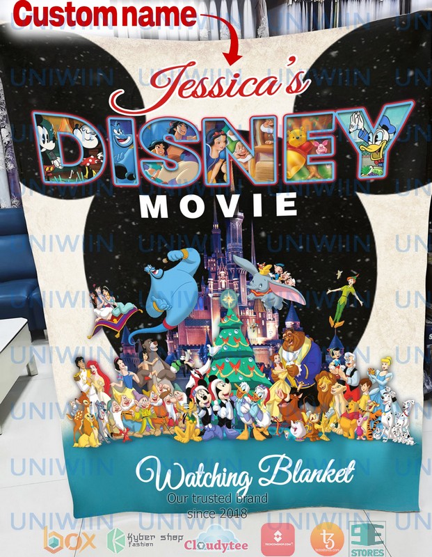 Personalized This Is My Disney Movie Watching Blanket 3 Personalized This Is My Disney Movie Watching Blanket 1 2