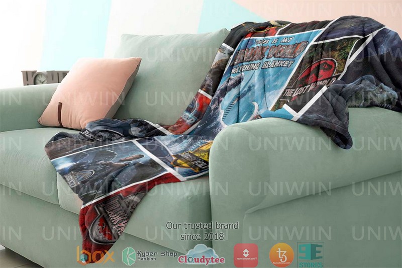 Personalized This Is My Jurassic World Watching Blanket 4 Personalized This Is My Jurassic World Watching Blanket 1 2 3