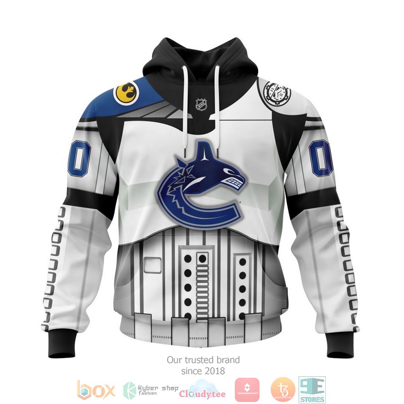 NEW Personalized Vancouver Canucks NHL Star Wars custom 3D hoodie, shirt 1 Personalized Vancouver Canucks NHL Star Wars custom 3D shirt hoodie