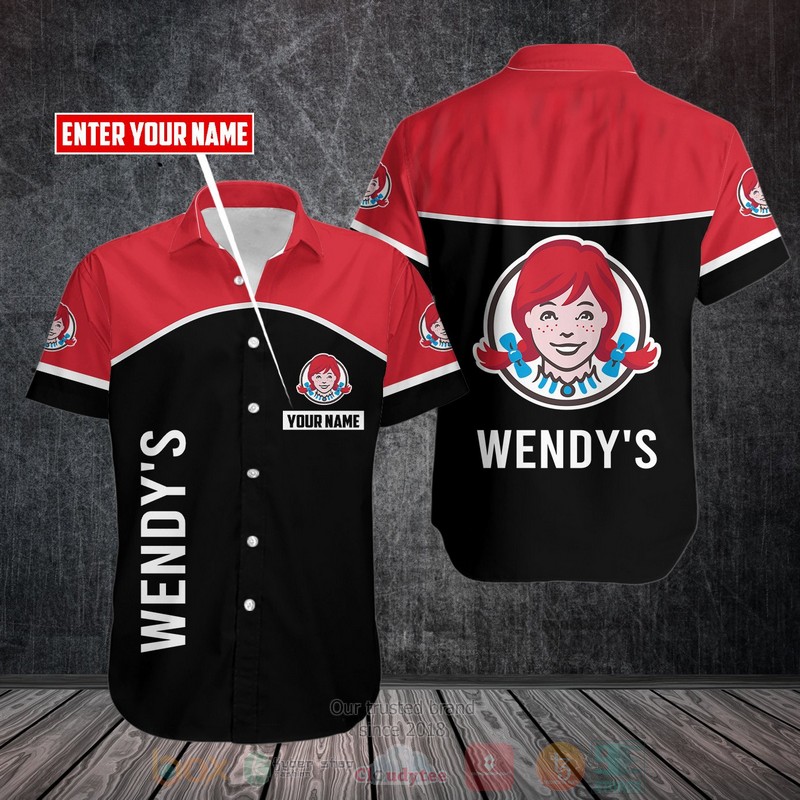 Personalized Wendys custom Hawaiian shirt