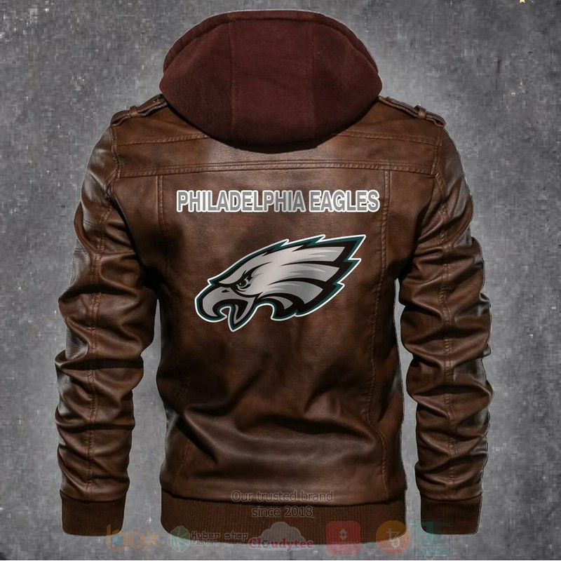Philadelphia Eagles NFL Football Motorcycle Leather Jacket