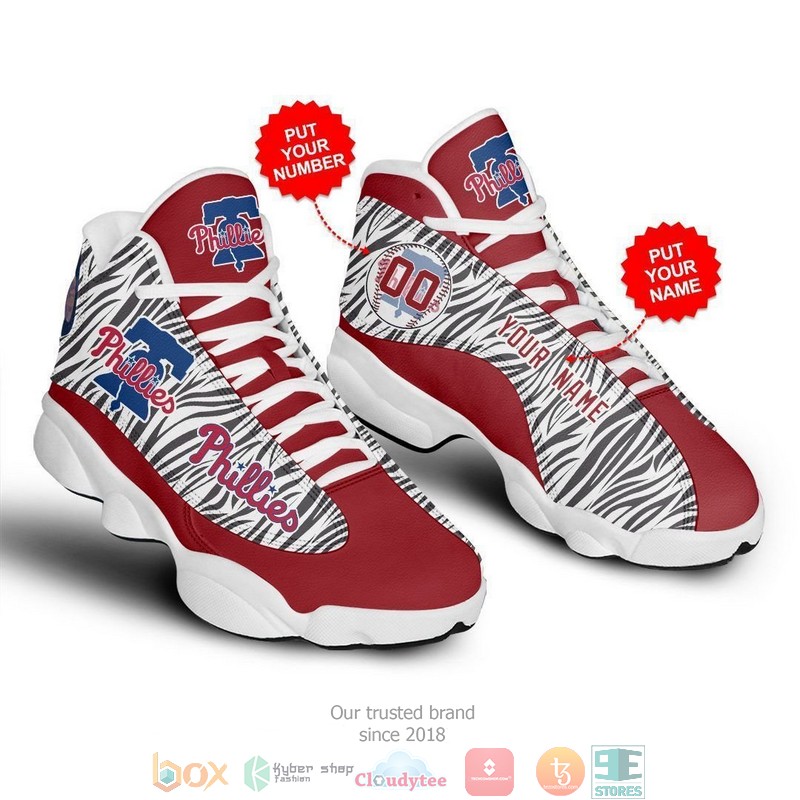 Philadelphia Phillies MLB 1 Baseball Air Jordan 13 Sneaker Shoes 1 Philadelphia Phillies MLB 1 Baseball Air Jordan 13 Sneaker Shoes
