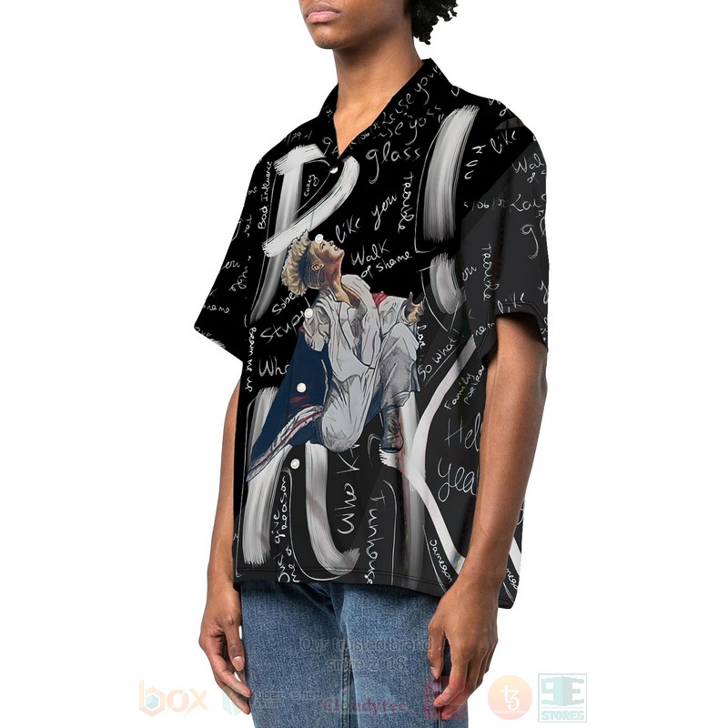 BEST Pink Alecia Beth Moore All Over Print Hawaiian Shirt 2 Pink Alecia Beth Moore Hawaiian Shirt 1
