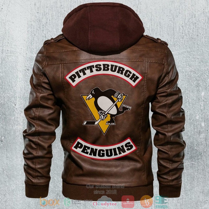 Pittburgh Penguins NHL Hockey Leather Jacket 1 Pittburgh Penguins NHL Hockey Leather Jacket