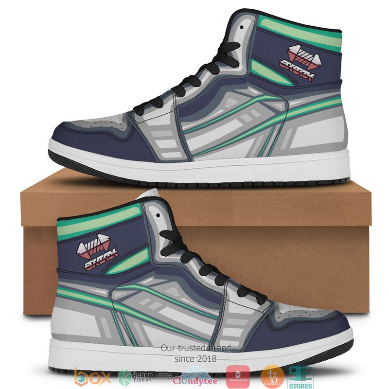 Poke Steel Uniform Air Jordan High Top Sneaker