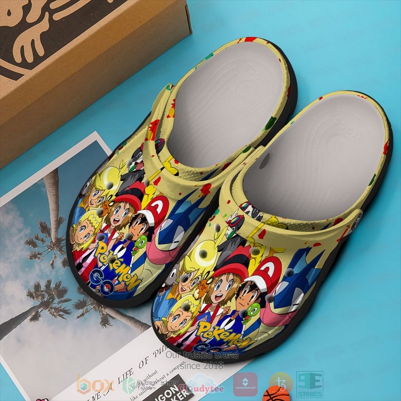 Pokemon Characters yellow Crocband Clog