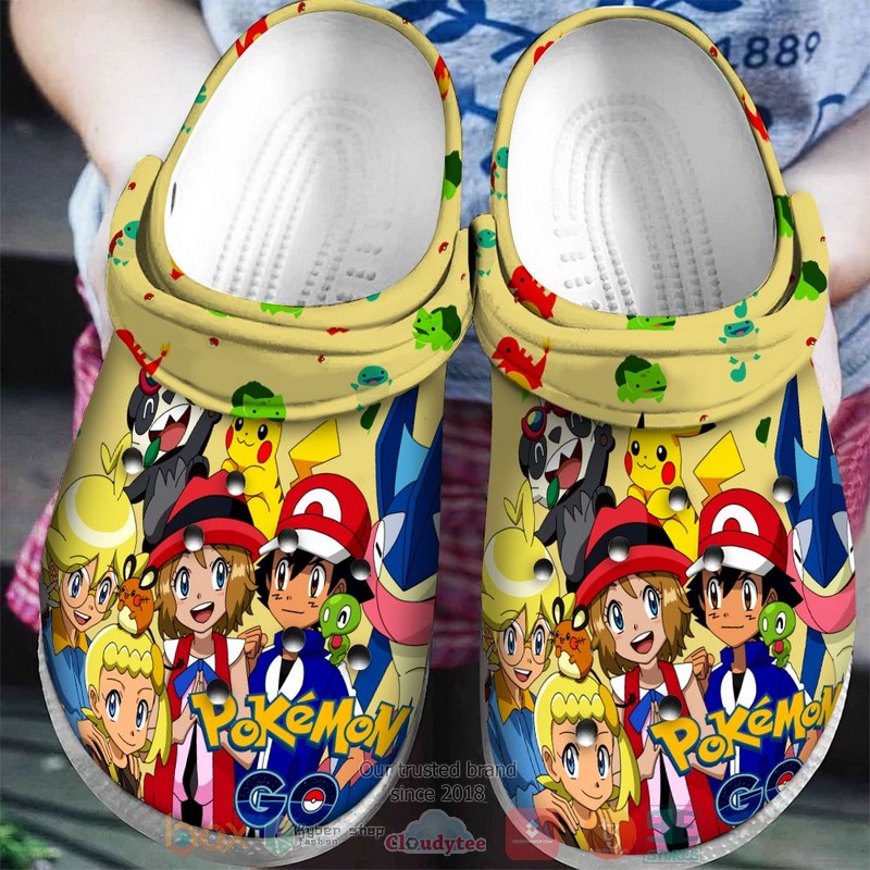 Pokemon Characters yellow Crocband Clog 1