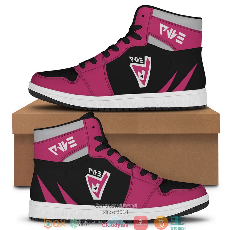 Pokemon Dark Uniform Air Jordan High Top Sneaker 12 Pokemon Dark Uniform Air Jordan High Top Sneaker