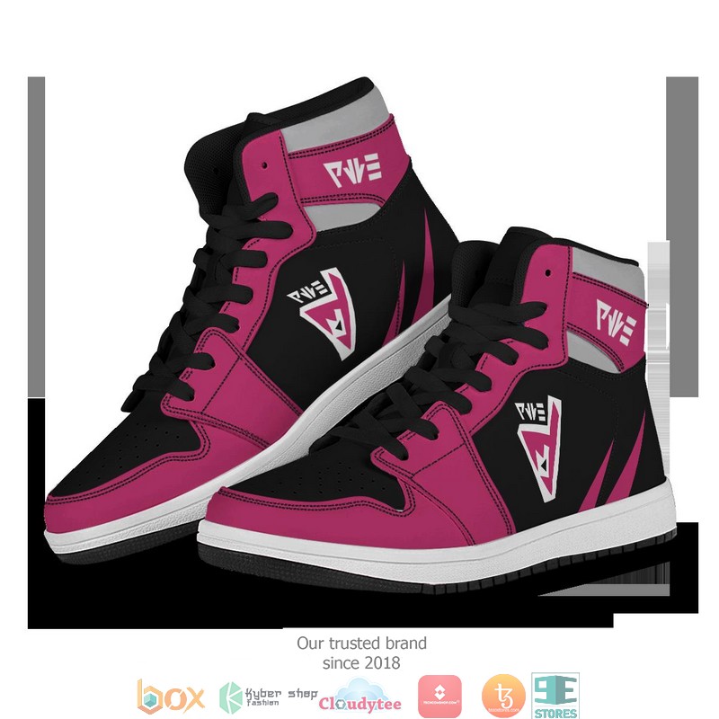 Pokemon Dark Uniform Air Jordan High Top Sneaker 1 2 3