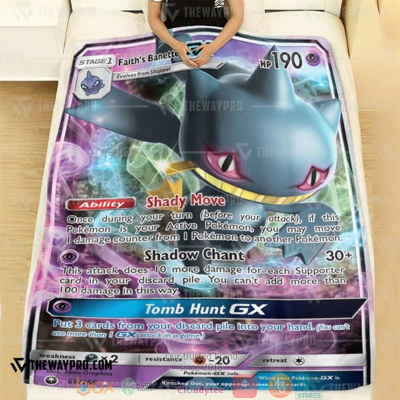 Pokemon Faiths Banette Soft Blanket 1