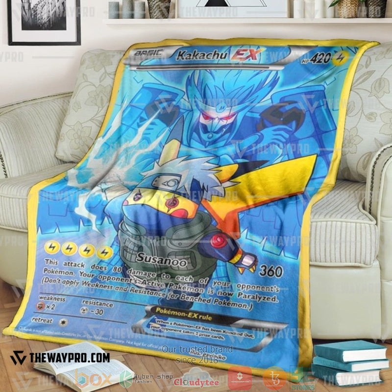 Pokemon Kakachu Soft Blanket