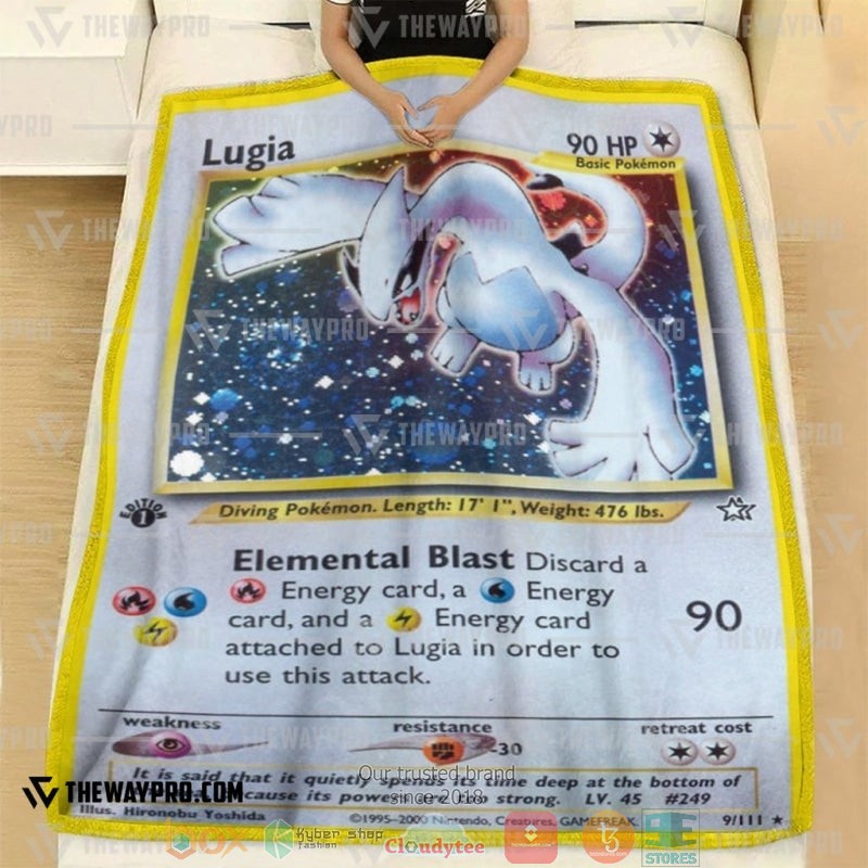 Pokemon Lugia Soft Blanket 1