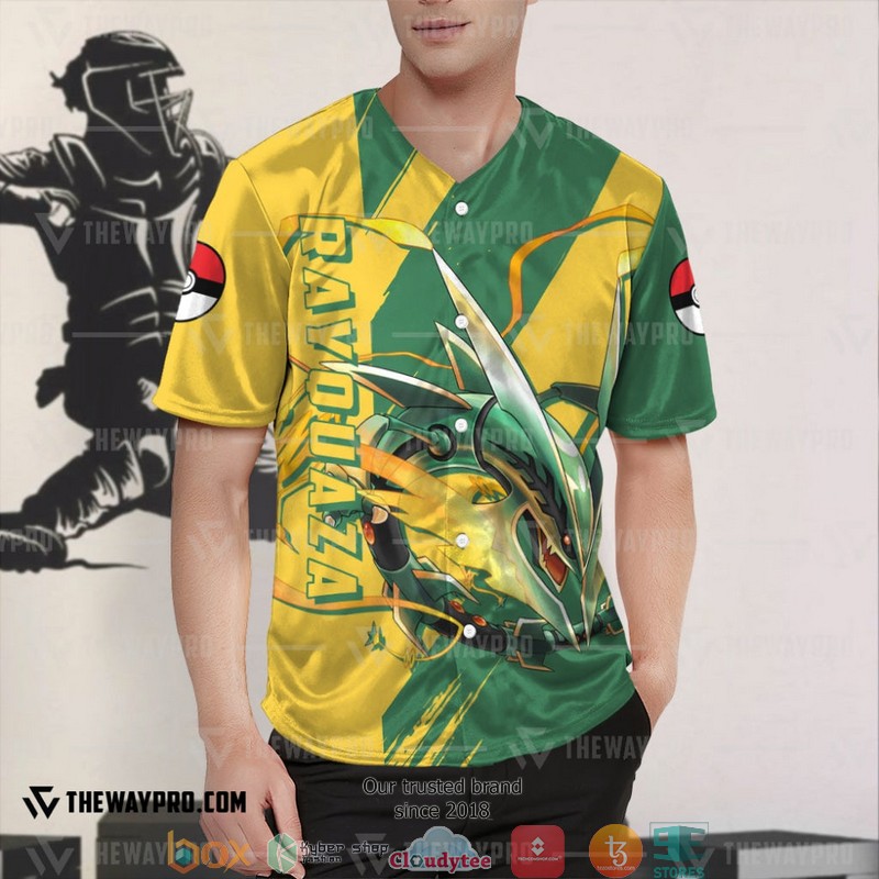 Pokemon Mega Rayquaza Baseball Jersey