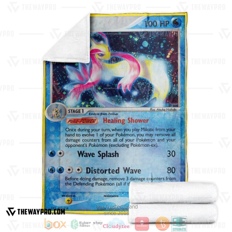 Pokemon Milotic Hidden Legends Soft Blanket 4 Pokemon Milotic Hidden Legends Soft Blanket 1 2 3