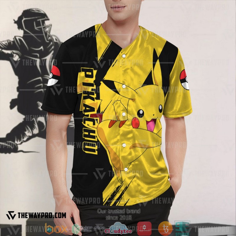 Pokemon Pikachu Baseball Jersey