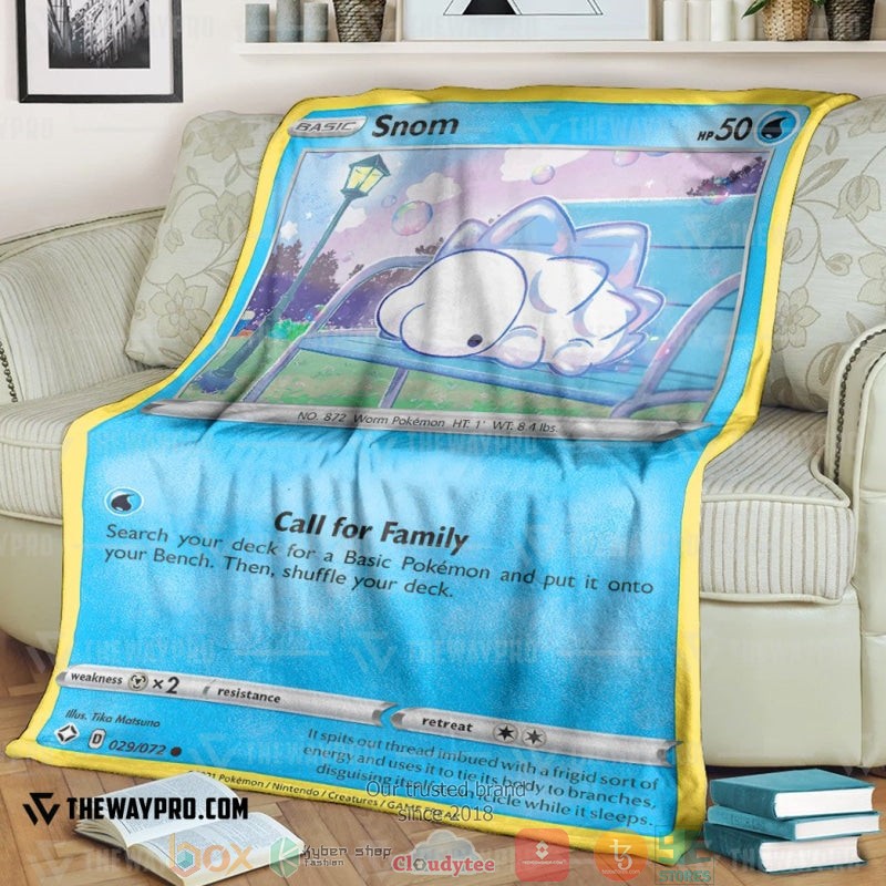 Pokemon Snom Shining Fates Soft Blanket