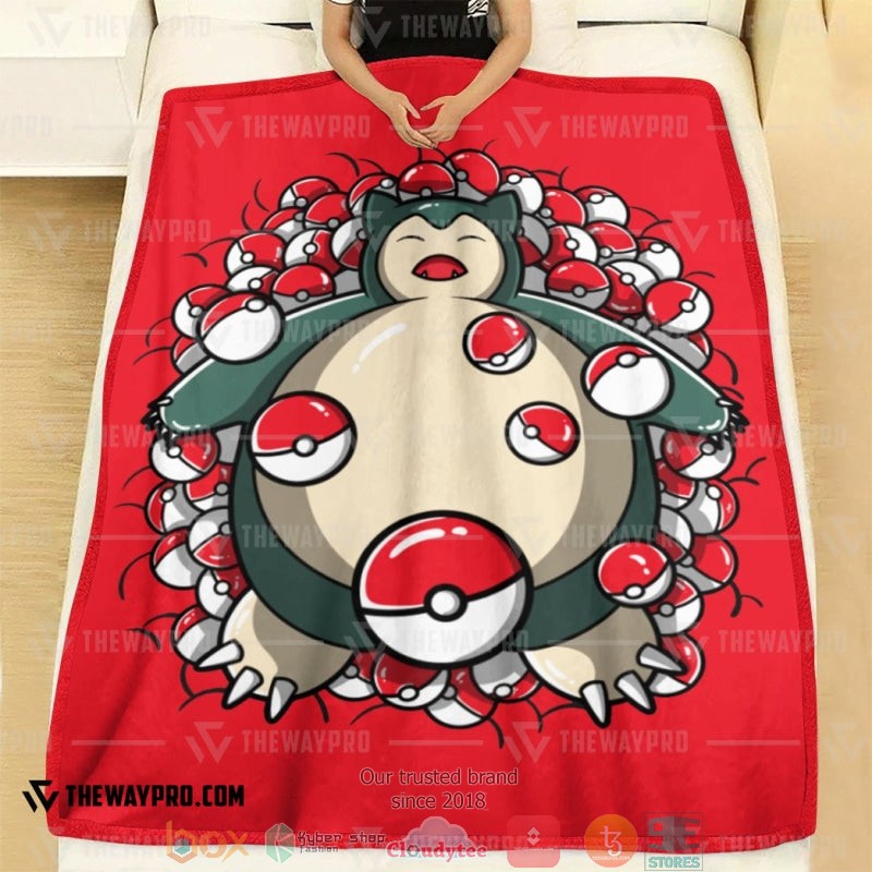 Pokemon Snore Beauty Soft Blanket 3 Pokemon Snore Beauty Soft Blanket 1 2