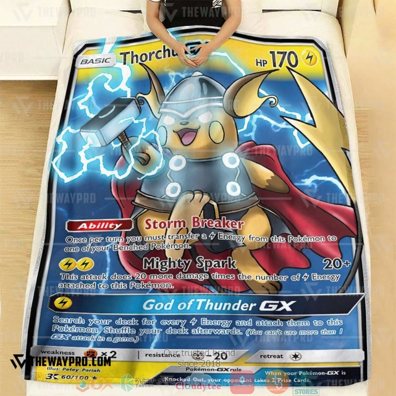 Pokemon Thorchu GX Soft Blanket 1